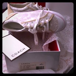 Brand new !!! Coach white sneakers!!!